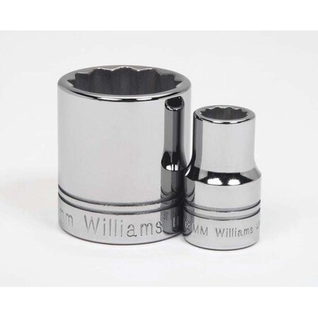 Williams Socket, 2 1/16 Inch OAL, Shallow, 1/2 Inch Dr, 34 MM Size JHWSTM-1234